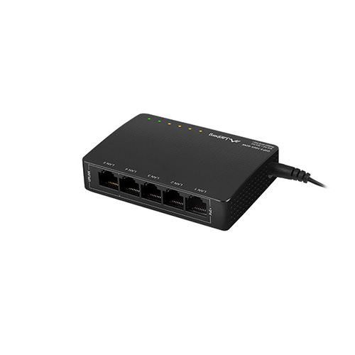 Lanberg Switch PoE DSP3-1005-60W (5-port, 1Gb/s) Unmanageable