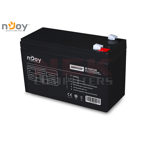 NJOY UPS Battery 12V-7AH/GP07122F
