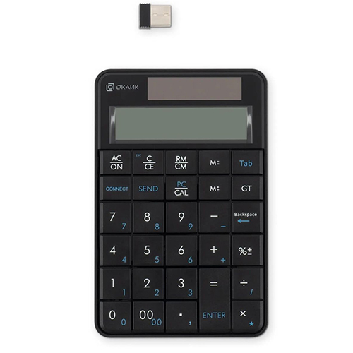 Oklick K604W wireless slim numpad for laptop /USB/008072
