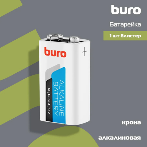 Buro Alkaline 6LR61 9V (1шт) блистер/008678