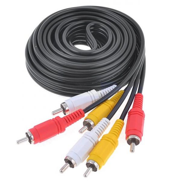 AV Cable Canyon 3xRCA (Male) 5m