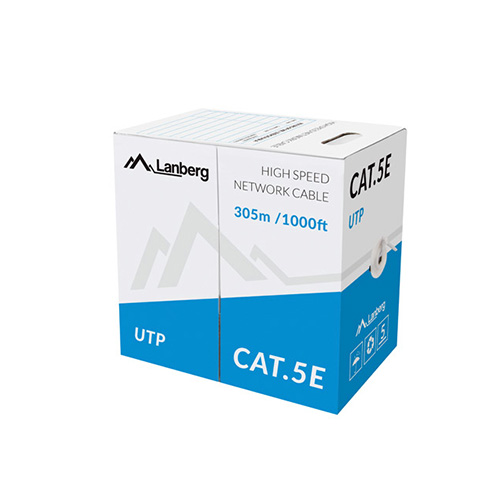 Lanberg LCU5-10CC-0305-S networking cable 305 m Cat5e U/UTP (UTP) Grey