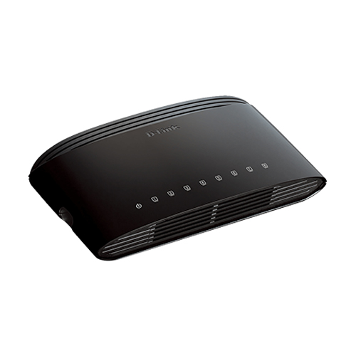D-Link DES-1008D 8-Port 10/100Mbps  Unmanageable Desktop Switch