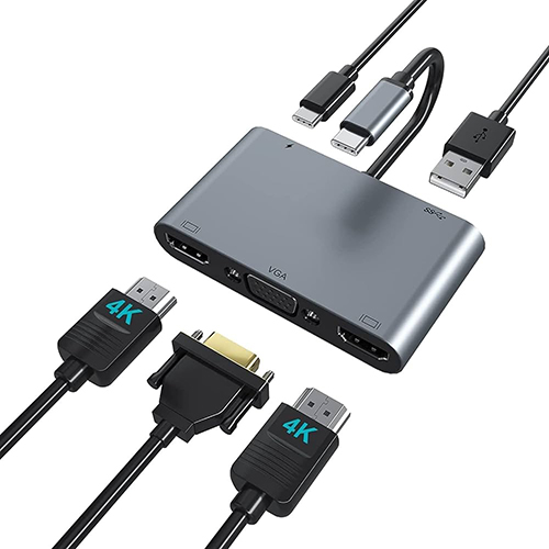 Type-C HUB 5in1 Multifunction adapter/007491
