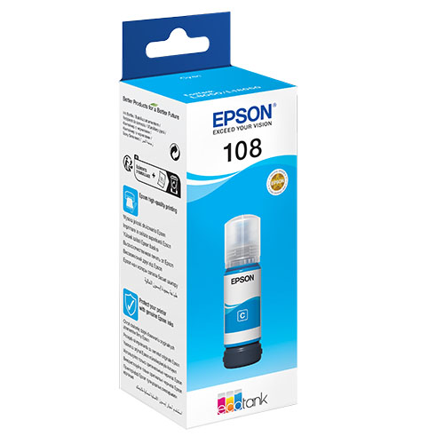 Epson 108 EcoTank  Cyan / 007532