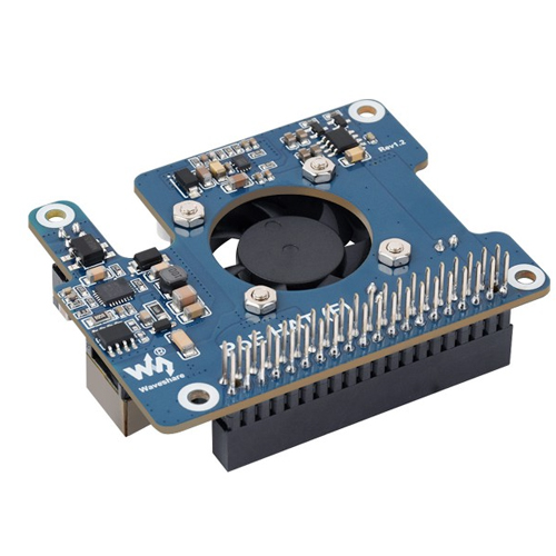 POE HAT (F) For Raspberry Pi 5 /008601