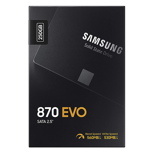 Samsung 870 EVO Sata 2.5” 250GB SSD/MZ-77E250B/EU