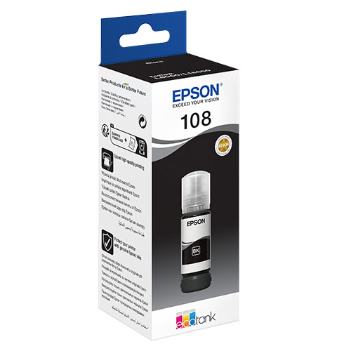 Epson 108 EcoTank Black / 007537