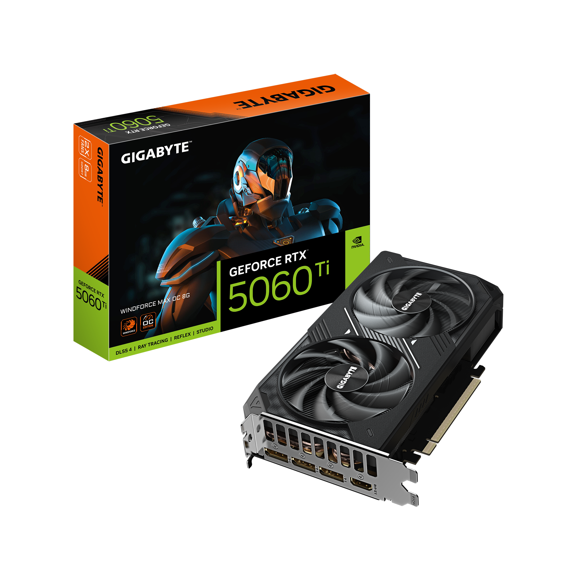 GeForce RTX™ 5060 Ti WINDFORCE MAX OC 8G Videocard