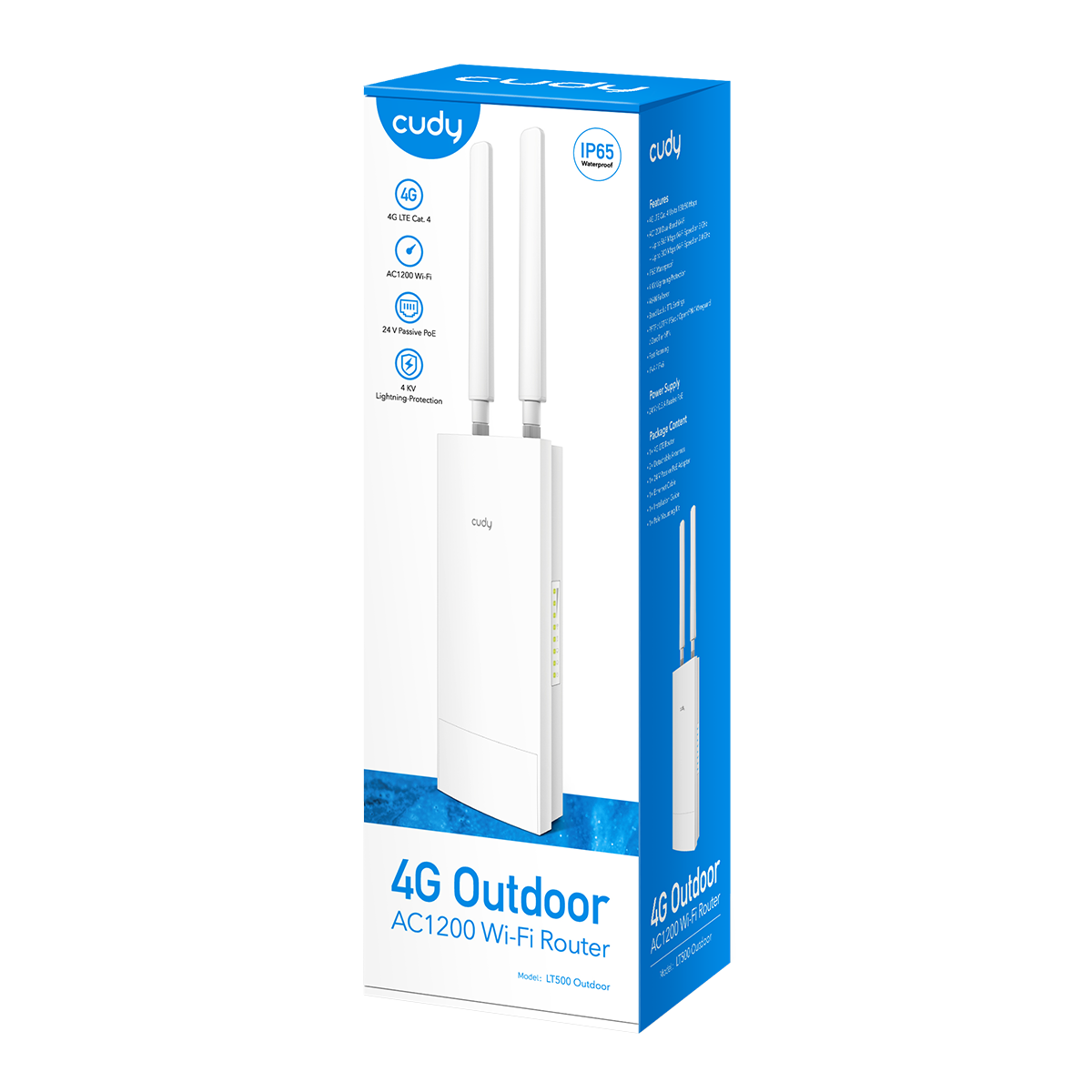 Cudy AC1200 4G Indoor/outdoor LT500 Wi Fi Router