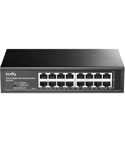 Cudy GS1024L 24port Gigabit 1U RM VLAN Switch