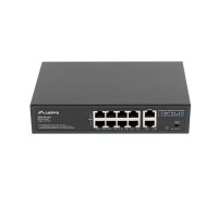 Lanberg Switch PoE+ Rack 10"/19" RSFE-8P-2GE-120 Unmanageable