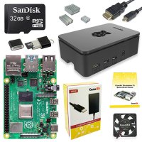 Canakit Raspberry Pi 4 Box /RAM: 4G, 32GB SDCard, micro HDMI to HDMI cable