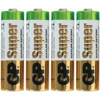 GP Super Alkaline 15ARS LR6 AA /GP 15ARS-2SB4(4 pack)/007471