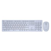 Oklick 240M USB Wireless Combo White 240MWHITE